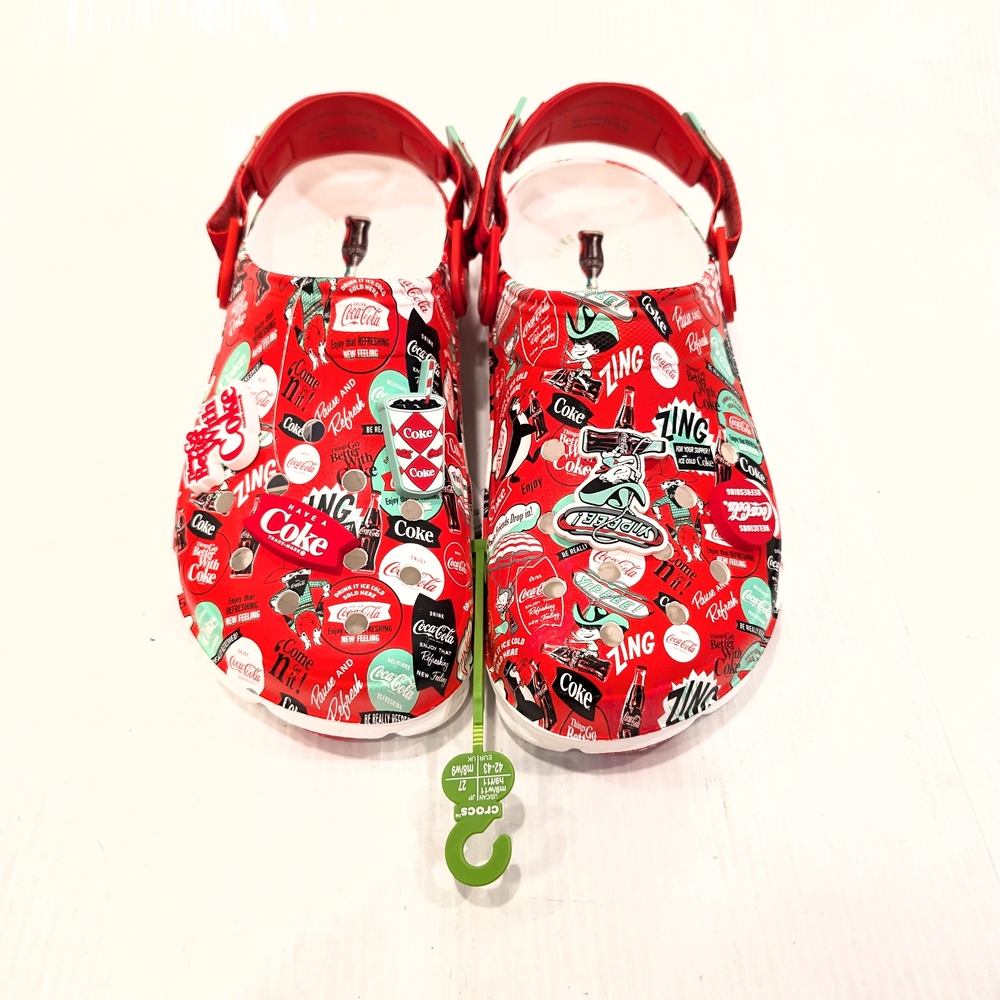 CROCS Coca Cola All Terrain Red Novelty Print Men's Women's Clogs